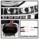 LED Halo Chrome Projector Headlights <br>05-07 Ford F350-F550 Super Duty