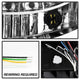 LED Halo Chrome Projector Headlights <br>05-07 Ford F350-F550 Super Duty