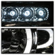 LED Halo Chrome Projector Headlights <br>08-10 Ford F-250 F-350 F-450 Super Duty