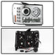 LED Halo Chrome Projector Headlights <br>07-13 GMC Sierra 1500 Sierra 2500 HD Sierra 3500 HD
