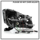 LED Halo Black Projector Headlights <br>08-12 Honda Accord 10-11 Honda Accord Crosstour