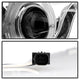 LED Halo Chrome Projector Headlights <br>08-12 Honda Accord 10-11 Honda Accord Crosstour