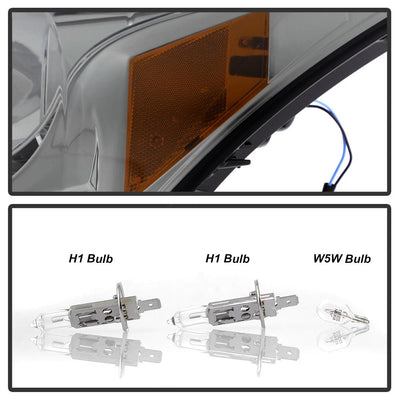 LED Halo Smoke Projector Headlights <br>08-12 Honda Accord 10-11 Honda Accord Crosstour