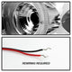 LED Halo Chrome Amber Reflector Projector Headlights <br>98-02 Honda Accord