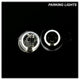 LED Halo Black Projector Headlights <br>99-00 Honda Civic