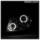 LED Halo Smoke Projector Headlights <br>97-01 Honda Prelude