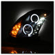 LED Halo Black DRL Projector Headlights <br>03-07 INFINITI G35