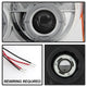 LED Halo Chrome Projector Headlights <br>05-07 Jeep Grand Cherokee