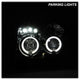 LED Halo Chrome Projector Headlights <br>05-07 Jeep Grand Cherokee