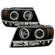 CCFL Halo Black Projector Headlights <br>99-04 Jeep Grand Cherokee