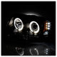 LED Halo Black Projector Headlights <br>99-04 Jeep Grand Cherokee
