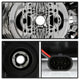 LED Halo Chrome Projector Headlights <br>99-04 Jeep Grand Cherokee