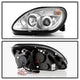 LED Halo Chrome Projector Headlights <br>98-04 Mercedes-Benz SLK230, SLK32 AMG, SLK320