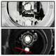 LED Halo Chrome Projector Headlights <br>02-05 Mercedes-Benz C230 01-05 C240 C320 02-04 C32 AMG