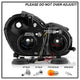 LED Halo Chrome Projector Headlights <br>02-05 Mercedes-Benz C230 01-05 C240 C320 02-04 C32 AMG