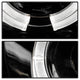 LED Halo Chrome Projector Headlights <br>02-05 Mercedes-Benz C230 01-05 C240 C320 02-04 C32 AMG