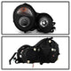 LED Halo Black Projector Headlights <br>95-99 Mercedes-Benz E300 E320 1995,97-99 E420