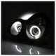 LED Halo Black Projector Headlights <br>95-99 Mercedes-Benz E300 E320 1995,97-99 E420