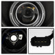 LED Halo Black Projector Headlights <br>00-02 Mercedes-Benz E320 E430 E55 AMG 2002 E500