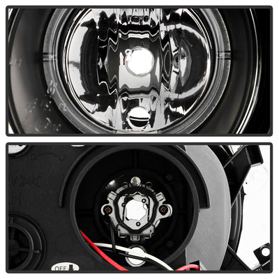 LED Halo Black Projector Headlights <br>00-02 Mercedes-Benz E320 E430 E55 AMG 2002 E500