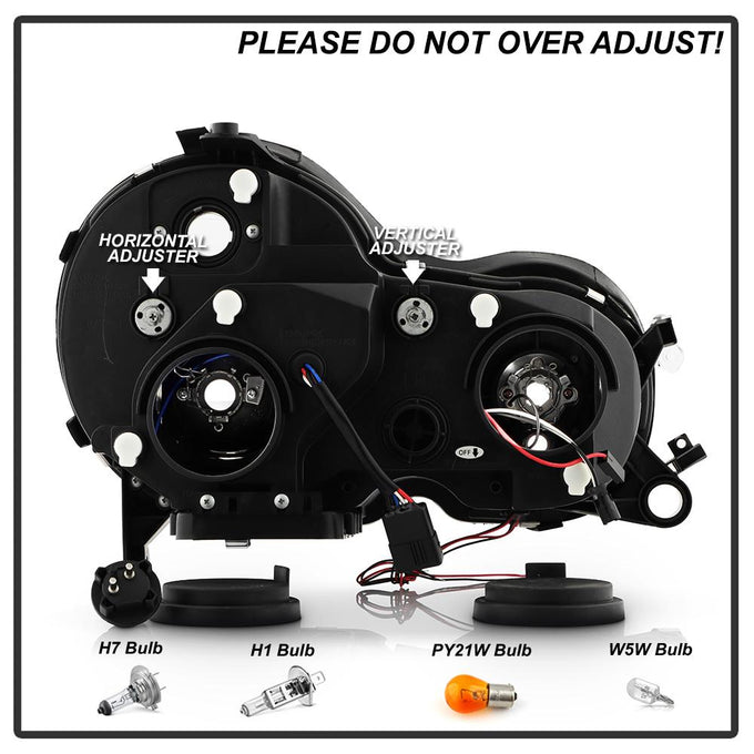 LED Halo Chrome Projector Headlights <br>00-02 Mercedes-Benz E320 E430 E55 AMG 2002 E500