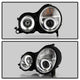 LED Halo Chrome Projector Headlights <br>00-02 Mercedes-Benz E320 E430 E55 AMG 2002 E500