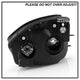 LED Halo Black Projector Headlights <br>00-05 Mitsubishi Eclipse