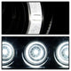 LED Halo Black Projector Headlights <br>92-96 Mazda MX-3