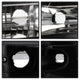LED Halo Black Projector Headlights <br>05-07 Nissan Pathfinder 05-08 Nissan Frontier