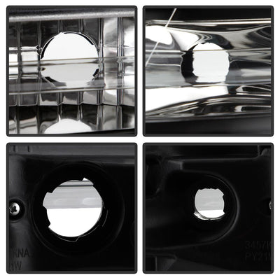 LED Halo Black Projector Headlights <br>05-07 Nissan Pathfinder 05-08 Nissan Frontier