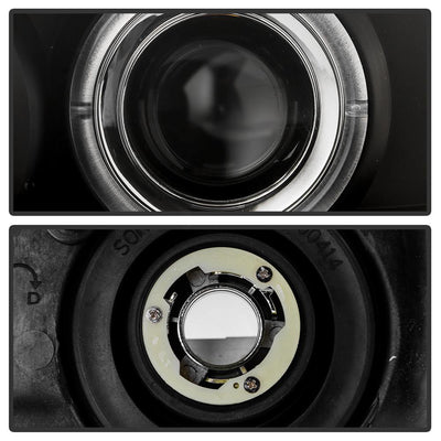 LED Halo Black Projector Headlights <br>05-07 Nissan Armada 04-15 TITAN 2004 Pathfinder Armada