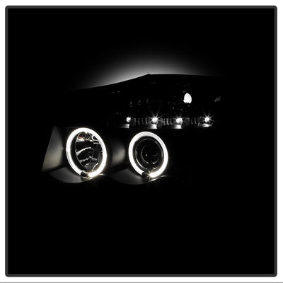 LED Halo Black Projector Headlights <br>05-07 Nissan Armada 04-15 TITAN 2004 Pathfinder Armada
