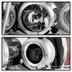 LED Halo Chrome Projector Headlights <br>05-07 Nissan Armada 04-15 TITAN 2004 Pathfinder Armada