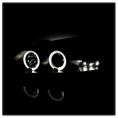 LED Halo Black Projector Headlights <br>05-08 Pontiac G6