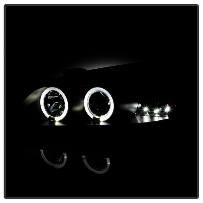 LED Halo Black Projector Headlights <br>05-08 Pontiac G6