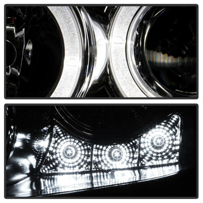LED Halo Chrome Projector Headlights <br>05-08 Pontiac G6