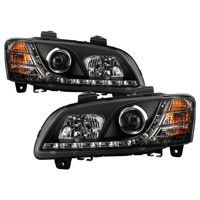 DRL Black Projector Headlights <br>08-09 Pontiac G8