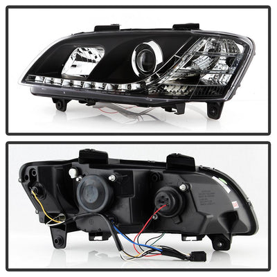 DRL Black Projector Headlights <br>08-09 Pontiac G8