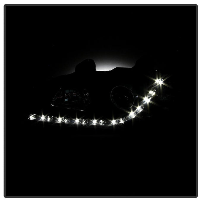 DRL Black Projector Headlights <br>08-09 Pontiac G8