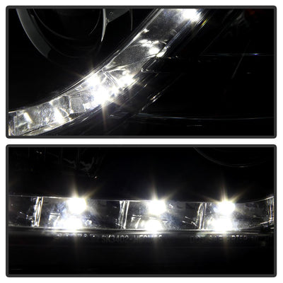 DRL Black Projector Headlights <br>08-09 Pontiac G8