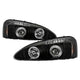 LED Halo Black Projector Headlights <br>04-08 Pontiac Grand Prix