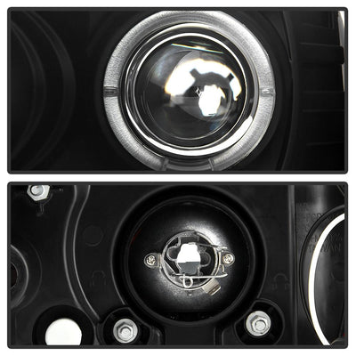 LED Halo Black Projector Headlights <br>04-08 Pontiac Grand Prix