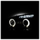 LED Halo Black Projector Headlights <br>04-08 Pontiac Grand Prix