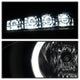 LED Halo Black Projector Headlights <br>04-08 Pontiac Grand Prix