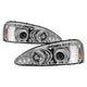 LED Halo Chrome Projector Headlights <br>04-08 Pontiac Grand Prix