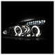 LED Halo Chrome Projector Headlights <br>04-08 Pontiac Grand Prix