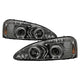 LED Halo Smoke Projector Headlights <br>04-08 Pontiac Grand Prix