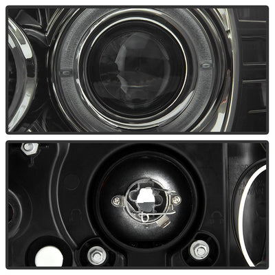 LED Halo Smoke Projector Headlights <br>04-08 Pontiac Grand Prix