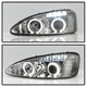 LED Halo Smoke Projector Headlights <br>04-08 Pontiac Grand Prix