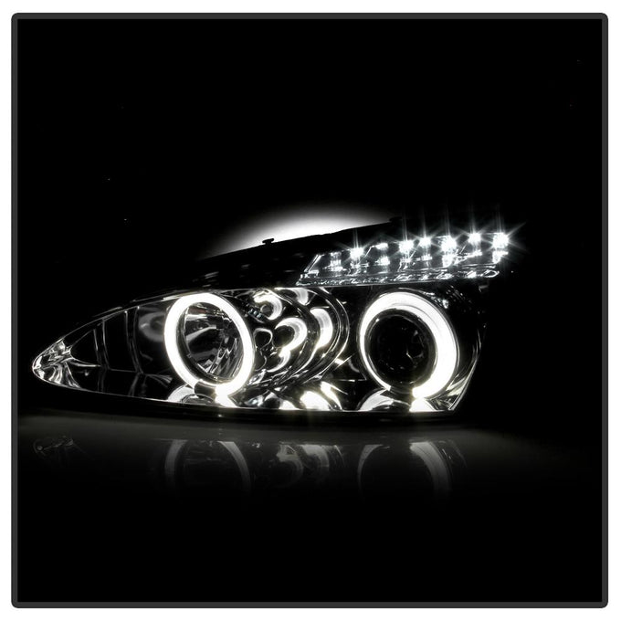 LED Halo Smoke Projector Headlights <br>04-08 Pontiac Grand Prix